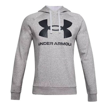 Sweat à capuche homme Under Armour Rival Big Logo Gris clair 66,99 €