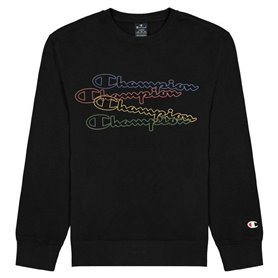 Sweat sans capuche Champion Crewneck Script Logo Boy Noir 34,99 €