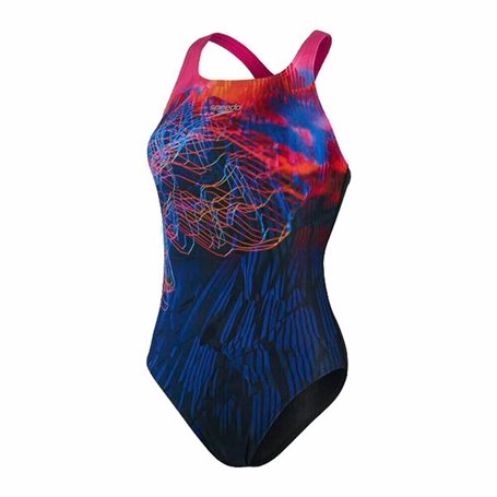 Maillot de bain femme Speedo Placement Digital Medalist W Bleu foncé 71,99 €