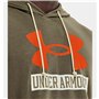 Sweat à capuche homme Under Armour Hoodie Kaki 61,99 €