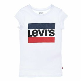 T-shirt à manches courtes enfant Levi's Sportswea Blanc 34,99 €
