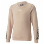 Sweat-shirt sans capuche fille Puma Alpha Crew Neck Beige Léopard Rose 42,99 €