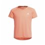 T shirt à manches courtes Enfant Adidas Aeroready Three Stripes Saumon 41,99 €