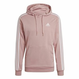 Sweat à capuche homme Adidas Essentials Wonder Mauve 3 Stripes Rose 65,99 €