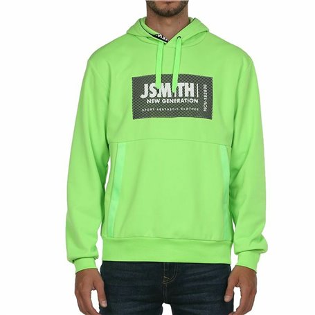 Sweat à capuche homme John Smith Siete verde Vert citron 50,99 €