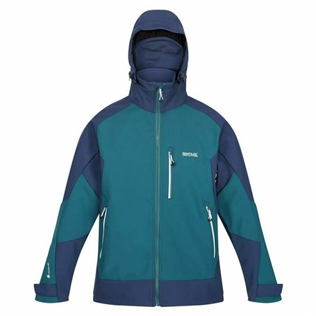 Veste de Sport pour Homme Regatta Hewitts VII Bleu Vert Capuche 89,99 €