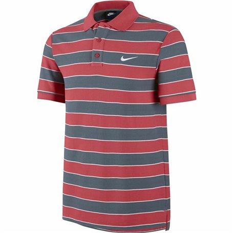 Polo à manches courtes homme Nike Matchup Stripe 2 Gris Rouge 44,99 €