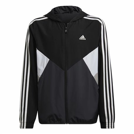 Veste de Sport pour Enfants Adidas Coupe-Vent Colorblock Noir 53,99 €