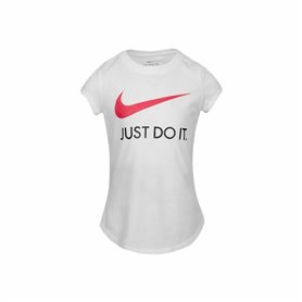 T shirt à manches courtes Enfant Nike Swoosh JDI Blanc 33,99 €