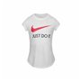 T shirt à manches courtes Enfant Nike Swoosh JDI Blanc 33,99 €