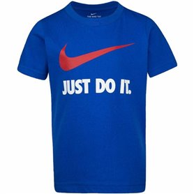 T shirt à manches courtes Enfant Nike Swoosh Bleu 47,99 €