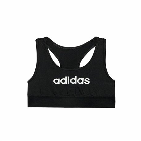 Soutien-gorge de Sport Adidas Sports Single Jersey Enfant Noir 30,99 €