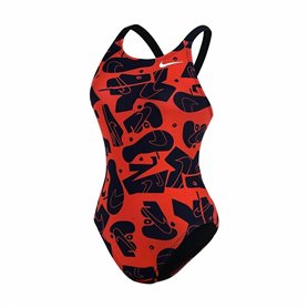 Maillot de bain femme Nike Fastback Rouge 64,99 €