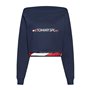 Sweat sans capuche femme Tommy Hilfiger Crop V Neck Bleu foncé 149,99 €