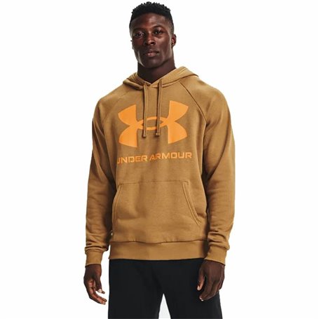 Sweat à capuche homme Under Armour Rival Big Logo Ocre 66,99 €