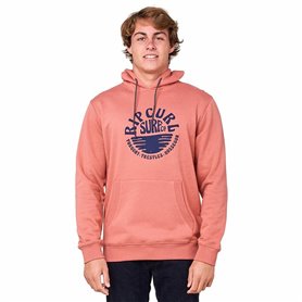Sweat à capuche homme Rip Curl Essentials 3 Stripes French Terry Saumon 68,99 €