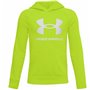 Sweat à capuche enfant Under Armour Rival Big Logo 1 Vert citron 48,99 €