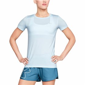T-shirt à manches courtes femme Under Armour HeatGear Bleu clair 67,99 €
