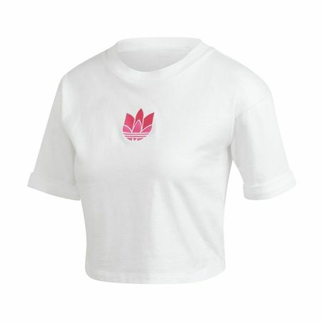 T-shirt à manches courtes femme Adidas Adicolor 3D Trefoil Blanc 37,99 €