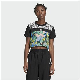 T-shirt à manches courtes femme Adidas Cropped Noir (42) 46,99 €