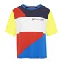 T-shirt à manches courtes femme Tommy Hilfiger Colour-Blocked Bleu 55,99 €