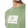 T-shirt à manches courtes homme Rip Curl Hallmark Vert 33,99 €