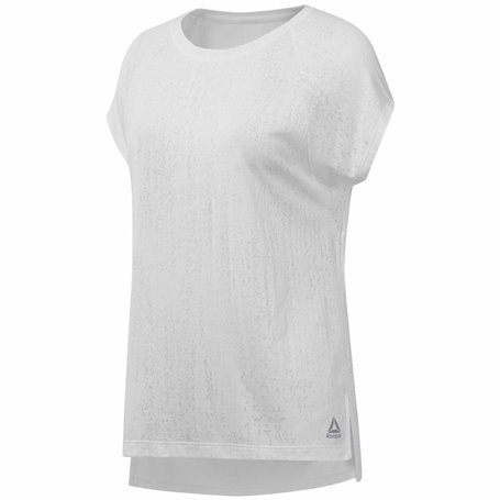 Maillot de Corps sans Manches pour Femme Reebok Burnout Blanc 46,99 €