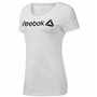 T-shirt à manches courtes femme Reebok Scoop Neck Blanc 38,99 €