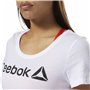 T-shirt à manches courtes femme Reebok Scoop Neck Blanc 38,99 €