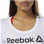 T-shirt à manches courtes femme Reebok Scoop Neck Blanc 38,99 €