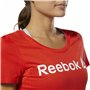 T-shirt à manches courtes femme Reebok Scoop Neck Rouge 36,99 €