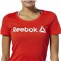 T-shirt à manches courtes femme Reebok Scoop Neck Rouge 36,99 €