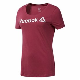 T-shirt à manches courtes femme Reebok Linear Rose chaud 36,99 €