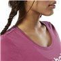 T-shirt à manches courtes femme Reebok Linear Rose chaud 36,99 €