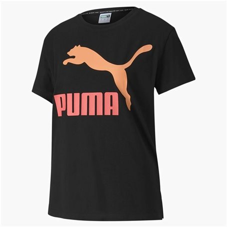 T-shirt à manches courtes femme Puma Classics Logo Tee Noir 41,99 €