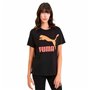 T-shirt à manches courtes femme Puma Classics Logo Tee Noir 41,99 €