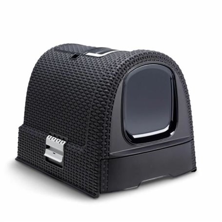 Bac à litière pour chats Curver 51 x 38,5 x 39,5 cm Anthracite Noir Plas 189,99 €