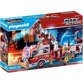 Jeu de Véhicules  Playmobil Fire Truck with Ladder 70935     113 Pi 149,99 €