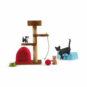 Playset Schleich Playtime for cute cats Chats Plastique 43,99 €