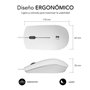 Souris Subblim SUBMOB2BS002 Blanc 1200 DPI 14,99 €