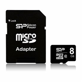 Carte Mémoire Micro SD avec Adaptateur Silicon Power SP008GBSTHBU1V10SP 412,99 €