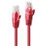 Câble Réseau Rigide UTP 6ème Catégorie LINDY 48033 2 m Rouge 1 Unités 14,99 €