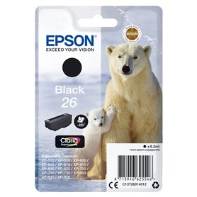 Cartouche d'encre originale Epson C13T26014022 Noir 32,99 €