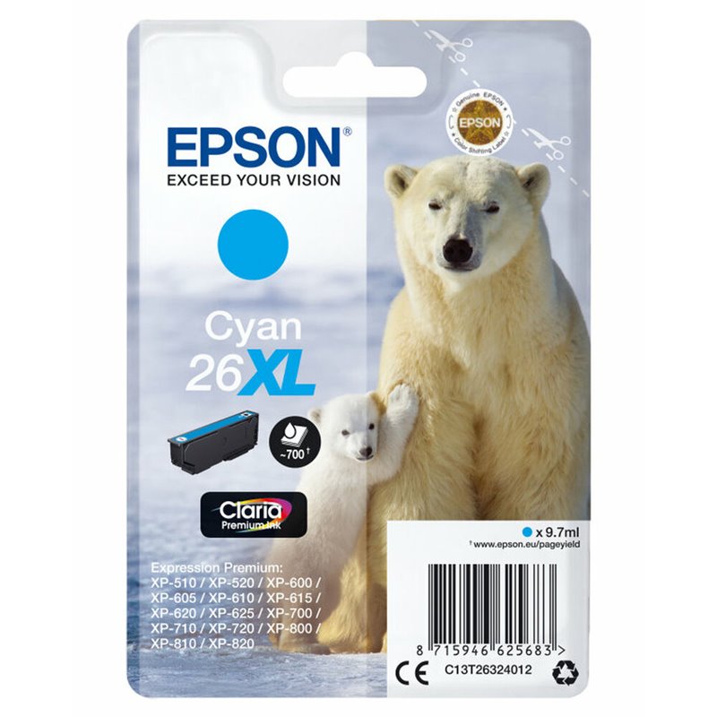 Epson Polar bear Cartouche 'Ours Polaire' - Encre Claria Premium C (XL)