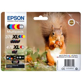 Epson Squirrel Multipack 6-colours 378XL / 478XL Claria Photo HD Ink 153,91 €