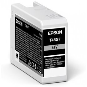 Cartouche d'encre originale Epson C13T46S700 25 ml Noir Gris 47,99 €