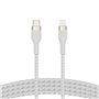 Câble USB-C vers Lightning Belkin CAA011BT2MWH 2 m Blanc 52,99 €