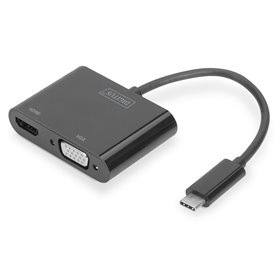 Adaptateur USB C vers VGA/HDMI Digitus DA-70858 42,99 €