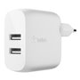 Chargeur Mural + Câble Lightning MFI Belkin WCD001VF1MWH Blanc 24 W 54,99 €