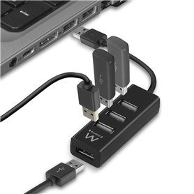 Hub USB Ewent EW1123 Noir 18,99 €